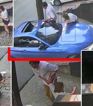 Bayrampaşa’da eski eş dehşeti kamerada: Üzerine arabayı sürdü