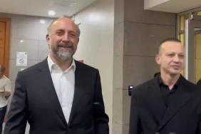 Halit Ergenç ve Rıza Kocaoğlu adliyeye geldi